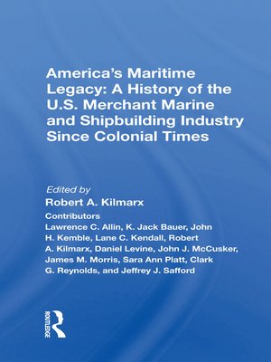 cover image of America's Maritime Legacy